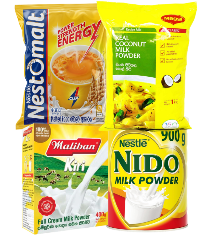 Home milk banner